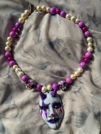 Image 4 of Purple Beaded Whimsiclown Choker