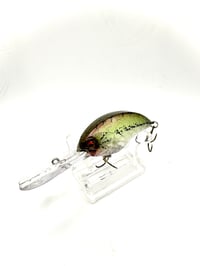 Image 1 of Crankbait 3.5inch Transparent Golden/ Leaf Green