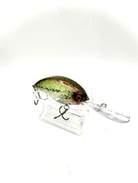 Image 2 of Crankbait 3.5inch Transparent Golden/ Leaf Green
