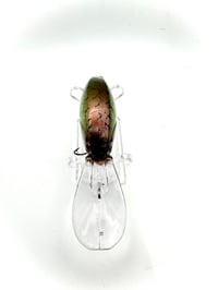 Image 5 of Crankbait 3.5inch Transparent Golden/ Leaf Green