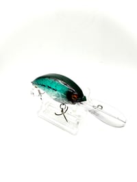 Image 1 of Crank-bait 3.5inch Transparent Turquoise Bass