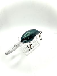 Image 2 of Crank-bait 3.5inch Emerald Crackle Bass