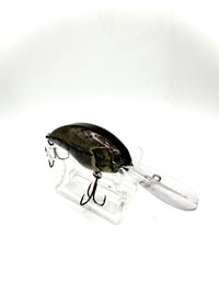 Image 1 of Crank-bait 3.5inch Blacked Grreen Mossy Bass