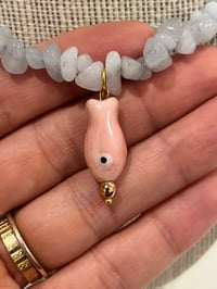 Image 2 of Pink Fish Charm Necklace