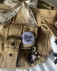 Image 3 of button bag pin