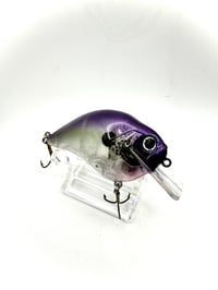 Image 1 of Crank-bait Square Bill Transparent Purple Shad