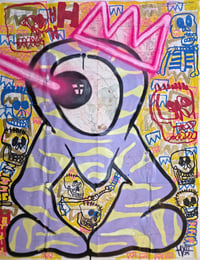 Image 1 of KING FOR A DAY — original artwork — collaboration with XLVII and Marc Craig