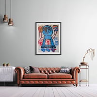 Image 2 of RAPTOR BOYZ — original artwork — collaboration with Nazraptor and Marc Craig