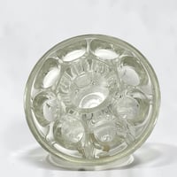 Image 8 of Ancien Pique-fleurs en verre moulé - 9 trous - signé  Rheims - Porte crayon - Années 30 - 40 