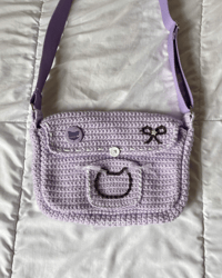 Image 4 of button pin messenger bags