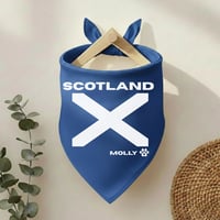 Personalised Scotland Flag Pet Bandana