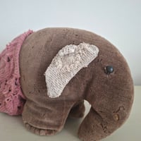 Image 3 of Worn and Weathered Vintage Elephant 