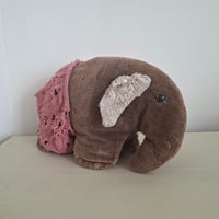 Image 2 of Worn and Weathered Vintage Elephant 