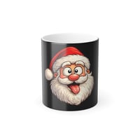Image 1 of Cross-Eyed Santa Color Morphing Mug, 11oz