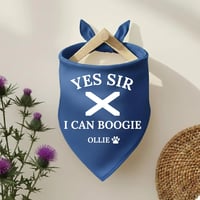 Personalised Pet Bandana “Yes Sir, I Can Boogie”