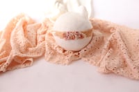Peach lace set