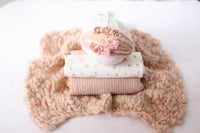 Image 2 of Peach knitted set