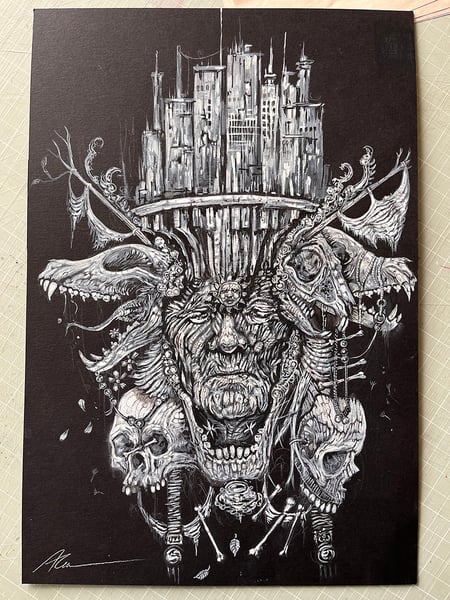 Image of Morrow poster original illustration 