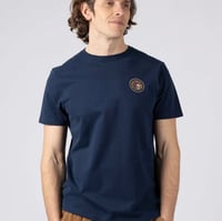 Image 2 of Saltrock trail badge t shirt , blue 