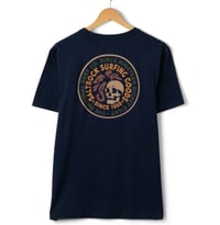 Image 3 of Saltrock trail badge t shirt , blue 