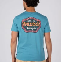 Image 3 of Saltrock tribal frame t shirt bright blue 