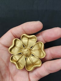 Image 9 of Ornate Wall Hanging Plaque Set of 6 Gold Flower Art Resin Ornate