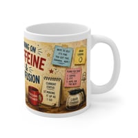 Image 3 of Cross-Eyed Santa "Caffeine Dealer" Mug, 11 oz
