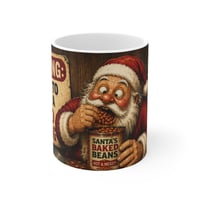 Image 1 of Cross-Eyed Santa "Loud Morning" Mug, 11oz