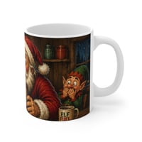 Image 3 of Cross-Eyed Santa "Loud Morning" Mug, 11oz
