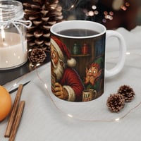 Image 4 of Cross-Eyed Santa "Loud Morning" Mug, 11oz
