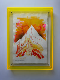 Image 3 of Discounted: Framed A4 ink original yellow frame 1