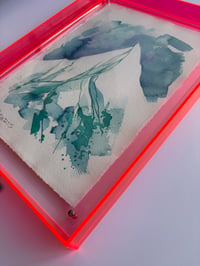 Image 4 of Framed A4 ink original pink frame 1