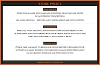 SHOP POLICY 