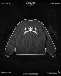 Image 2 of Misa Amane Oversized Sweat Shirt - Black