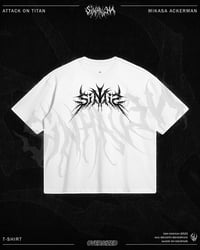 Image 2 of Mikasa Ackerman Oversized Shirt - White