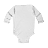 Image 2 of Infant Bodysuit — Cross-Eyed Santa Face Baby Onesie
