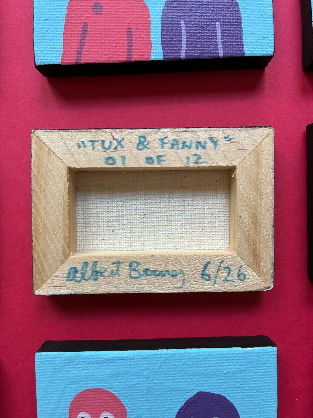 Tux and Fanny Mini Painting 