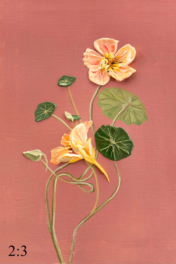 Image of Tip Top Blush Nastertium Giclée Print