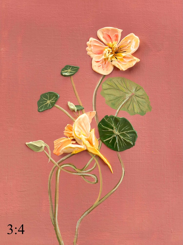 Image of Tip Top Blush Nastertium Giclée Print