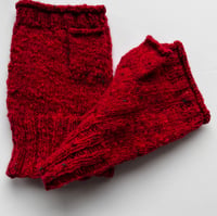 Image 7 of Cashmere and Pure wool hand knitted wrist warmer