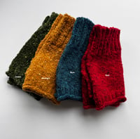 Image 1 of Cashmere and Pure wool hand knitted wrist warmer