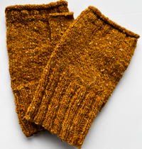 Image 5 of Cashmere and Pure wool hand knitted wrist warmer