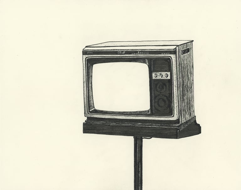 Videodrome (1983) - ORIGINAL DRAWING