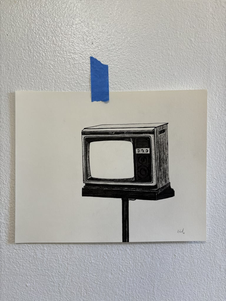 Videodrome (1983) - ORIGINAL DRAWING Image 3