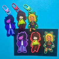 Image 1 of Deltarune Sticker Sheet/Charms