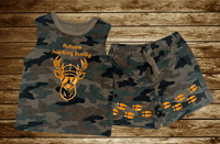 Image 1 of Toddler Tee Tank Set — "Future Hunting Buddy" Deer Graphic