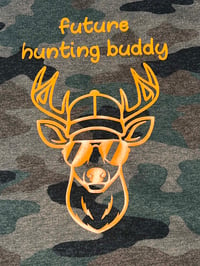 Image 2 of Toddler Tee Tank Set — "Future Hunting Buddy" Deer Graphic