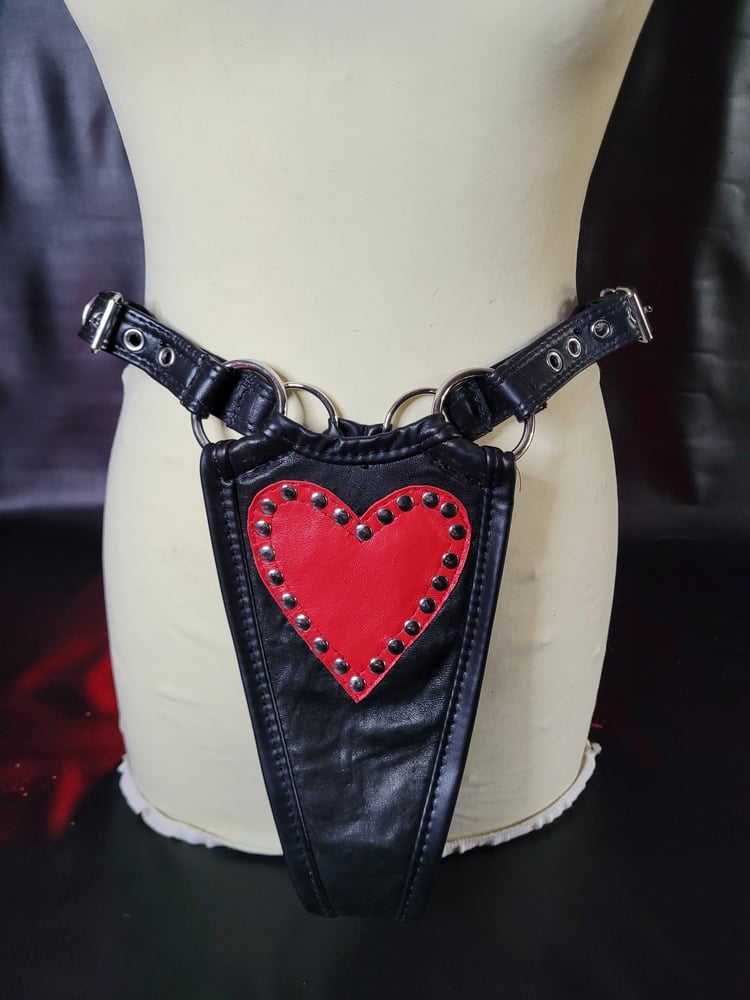 Image of LOVE HEARTS HIGH WAIST THONG