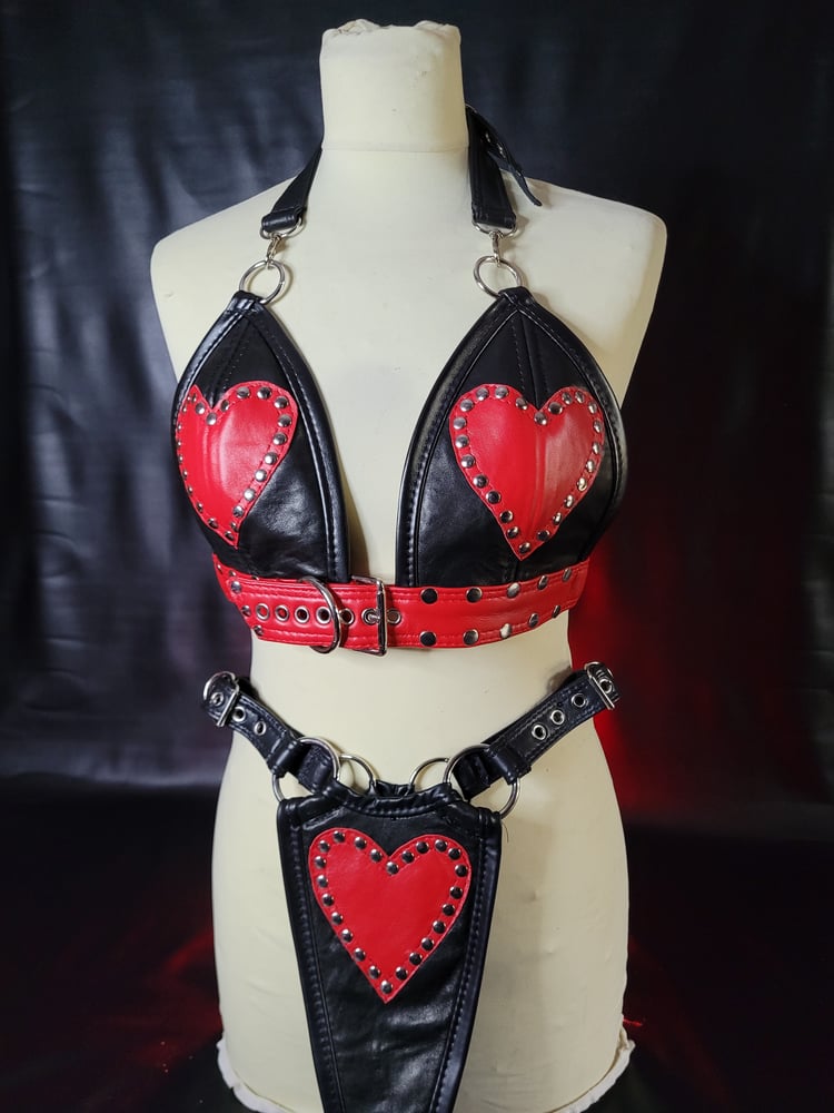 Image of LOVE HEARTS HIGH WAIST THONG