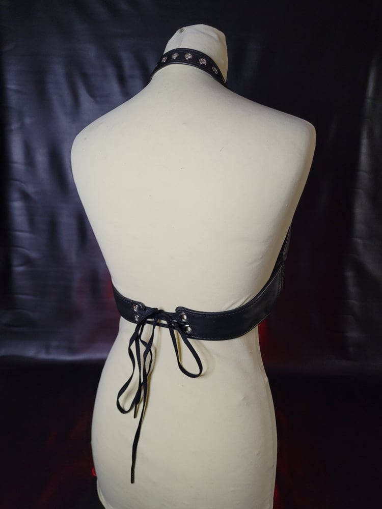 Image of LOVE HEARTS BUSTIER RED